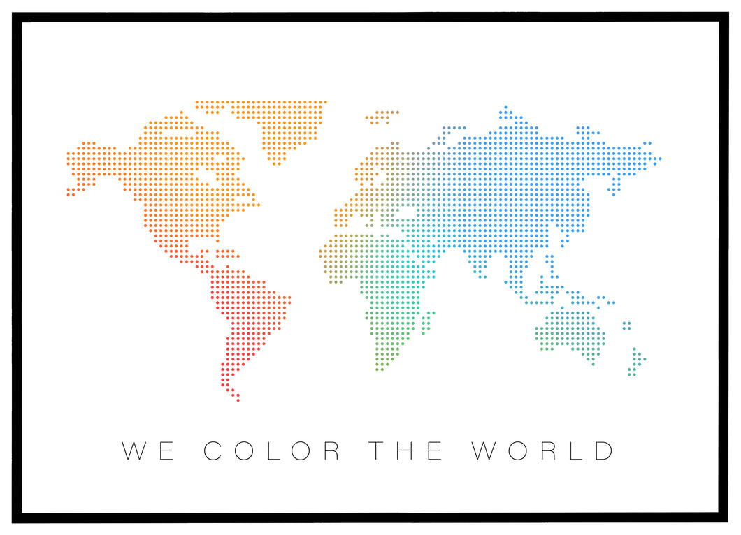 We Color The World Plakat