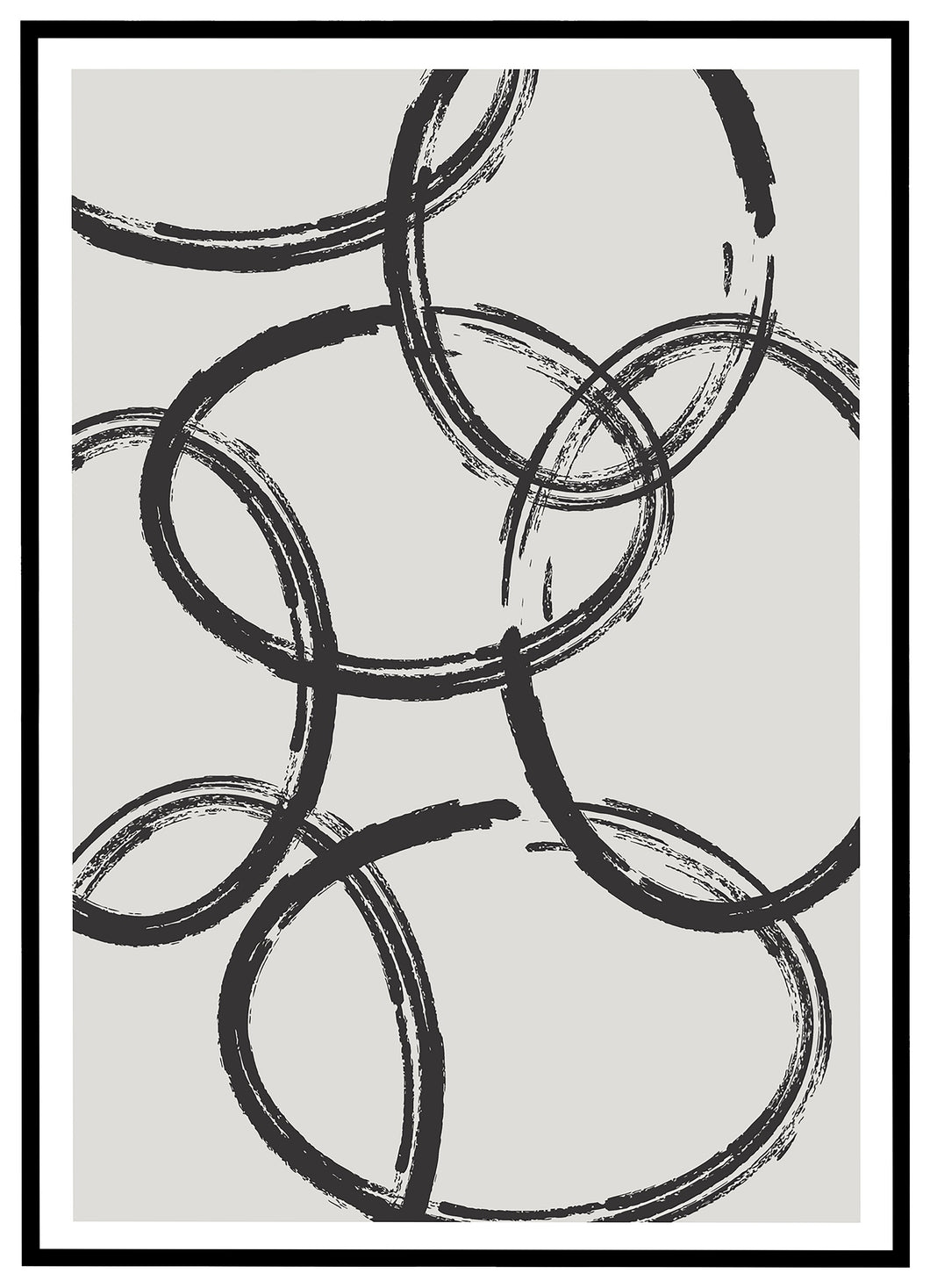 Abstrakte Cirkler No.2 - Plakat