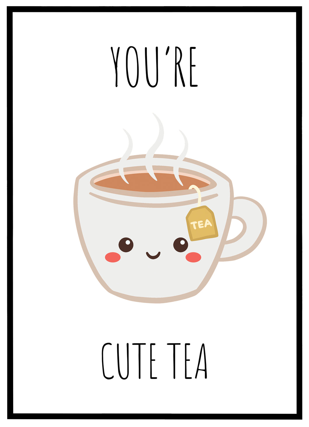 Cute Tea - Plakat