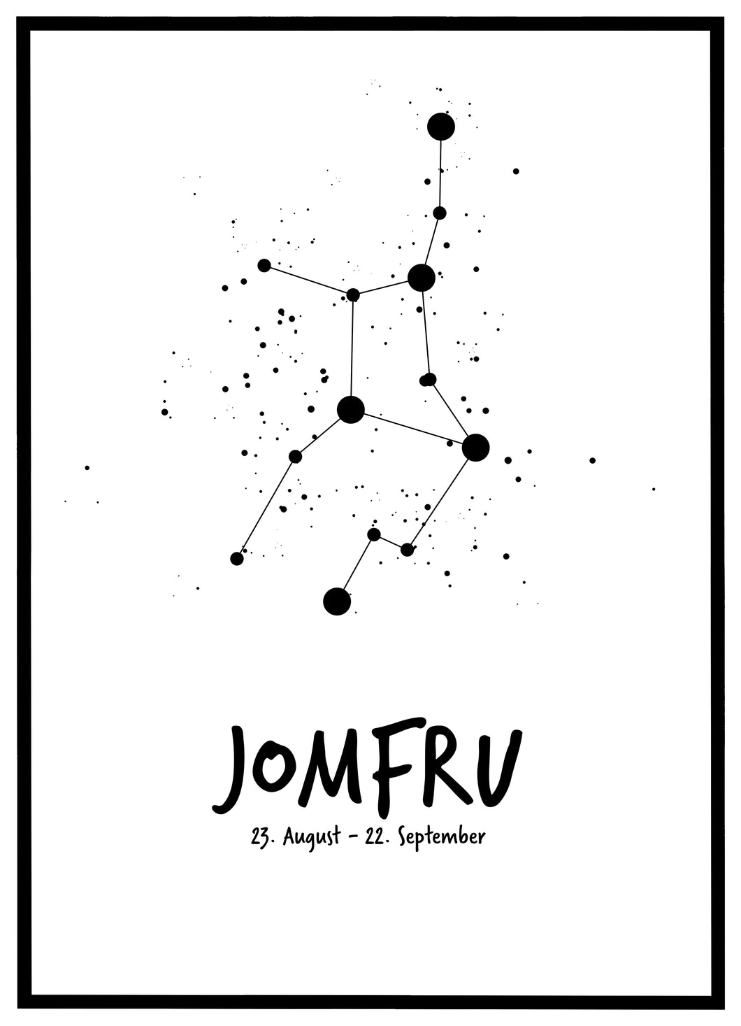 Stjernebillede plakat - Jomfru