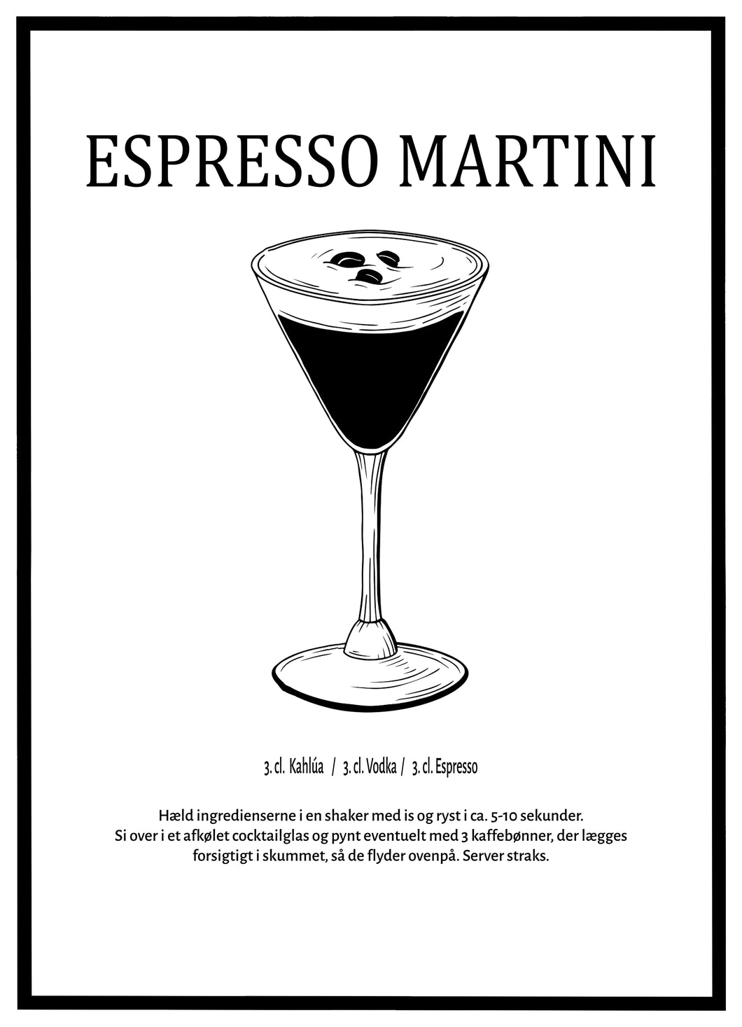 Espresso Martini - Plakat