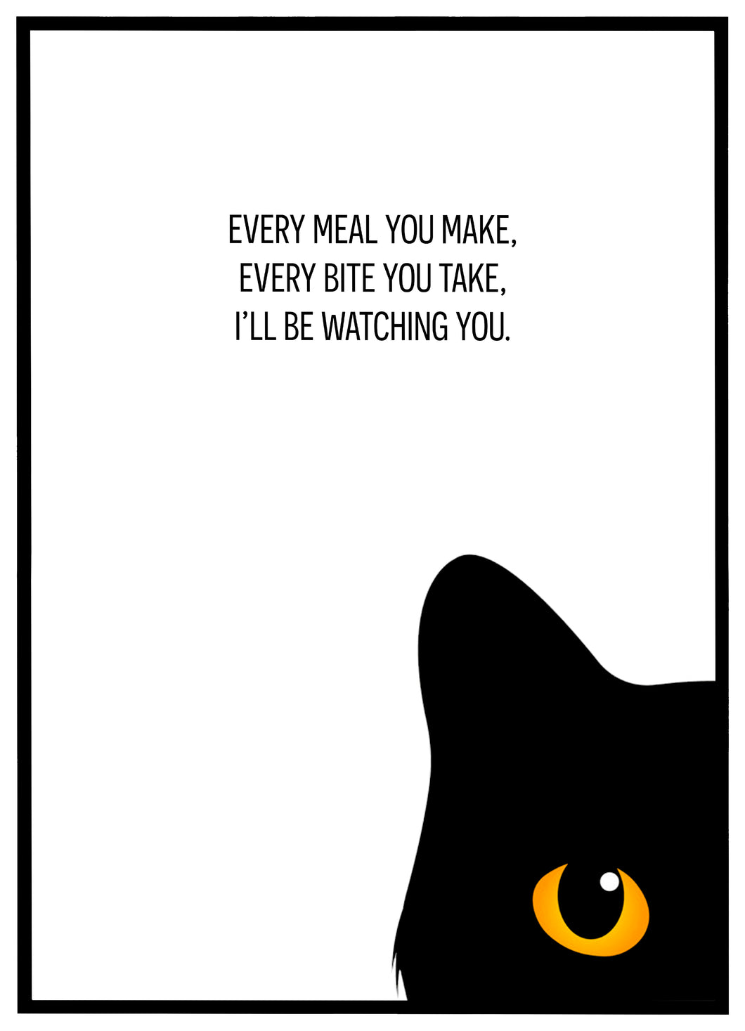 Every Meal You Take - Plakat