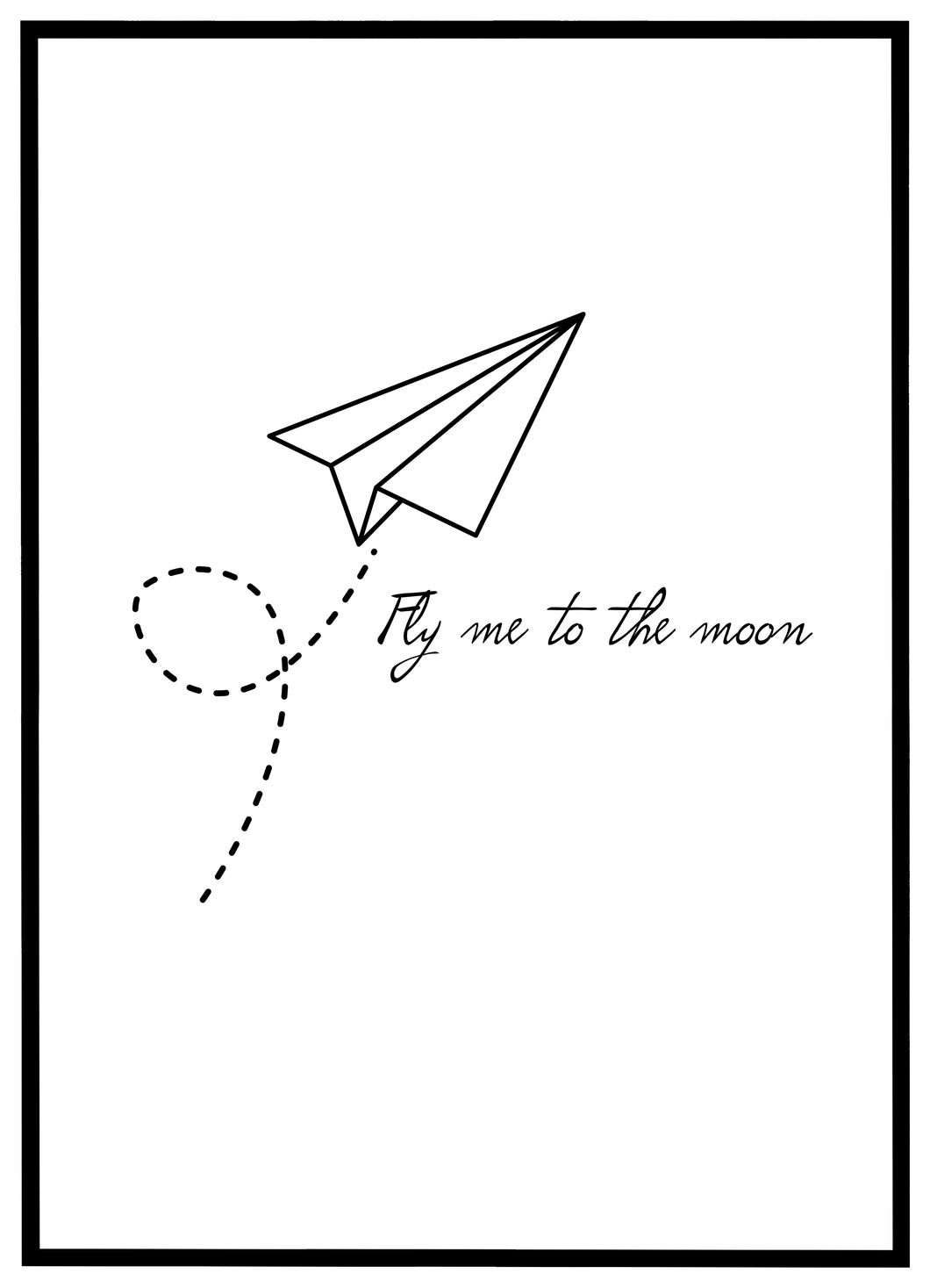 Fly Me To The Moon - Plakat