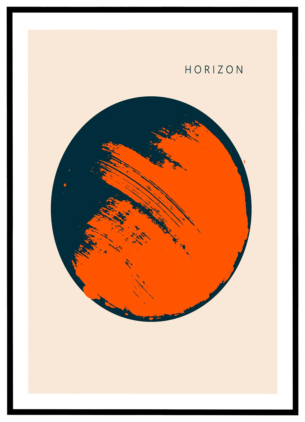 Geometric Shapes Horizon No.1 - Plakat