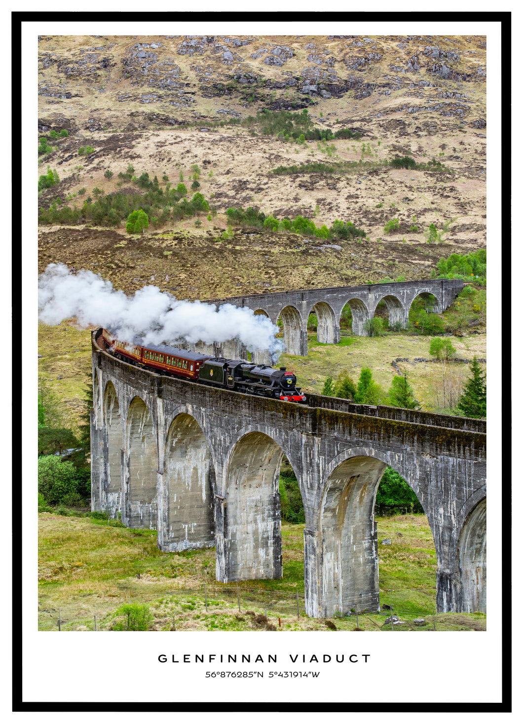 Glenfinnan Viaduct, Scotland - Plakat