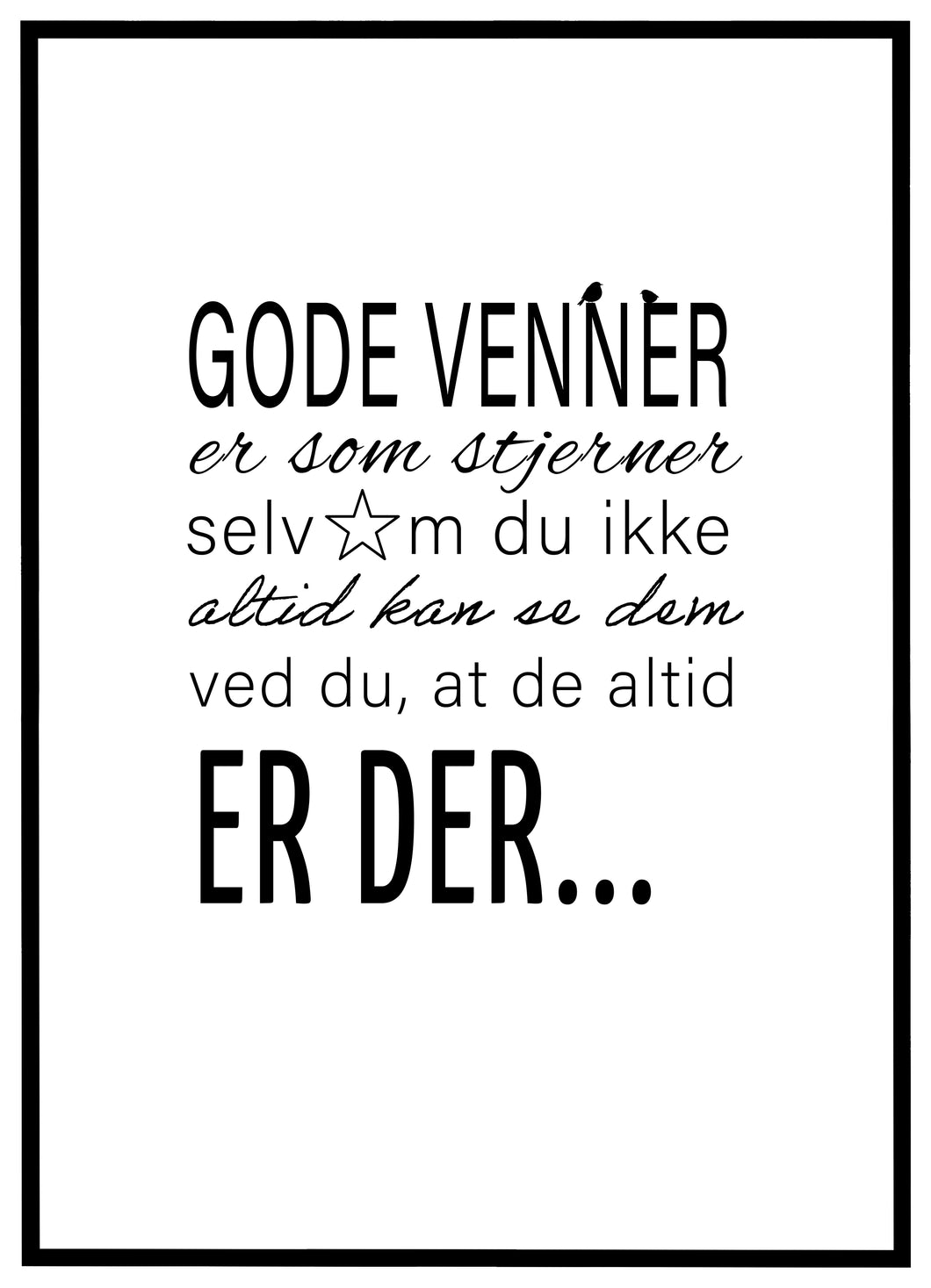 Gode Venner - Plakat