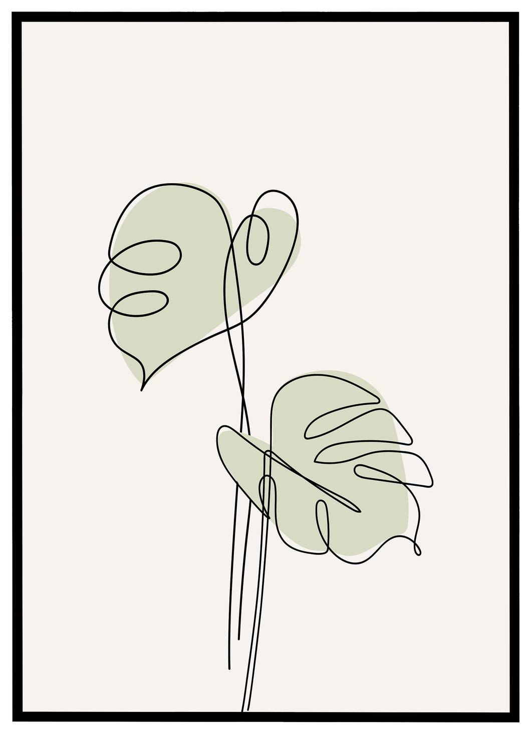 Green Leaves - Plakat