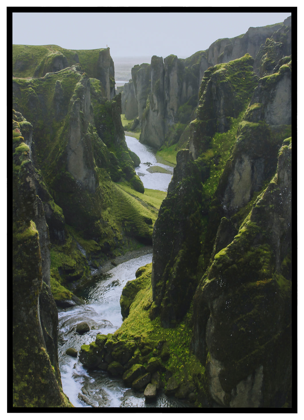 Islandsk flod - Plakat
