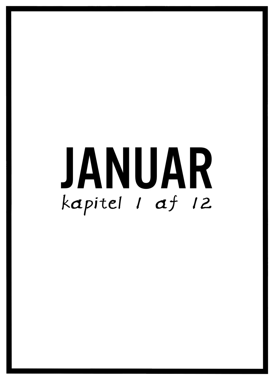 Januar - Plakat
