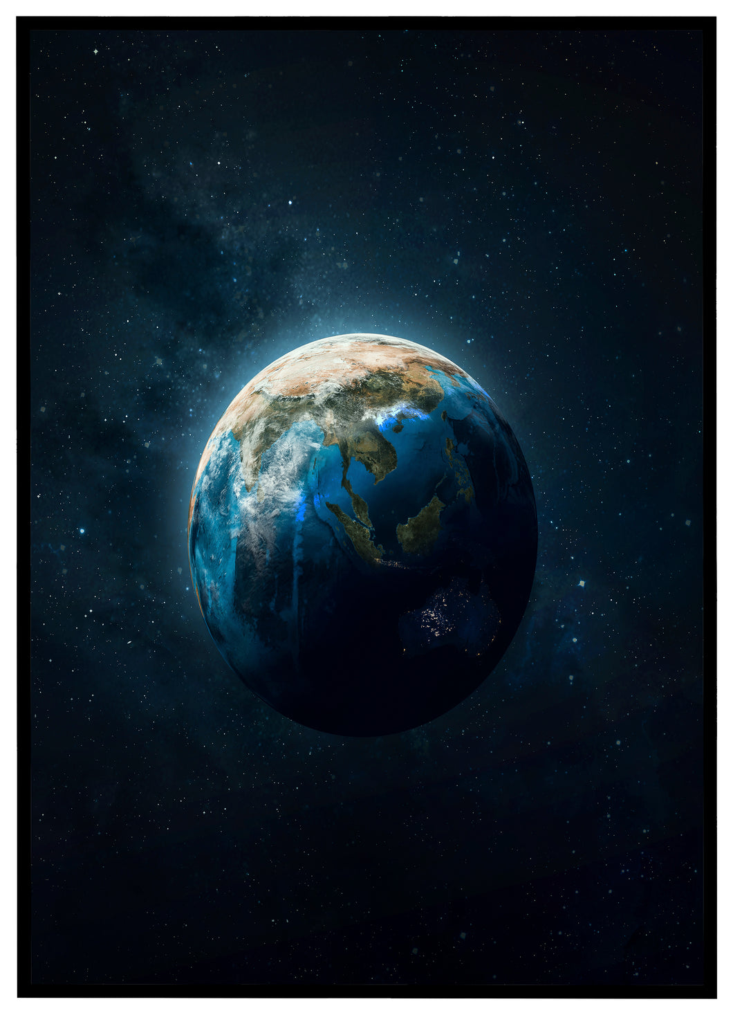 Jorden fra rummet - Plakat