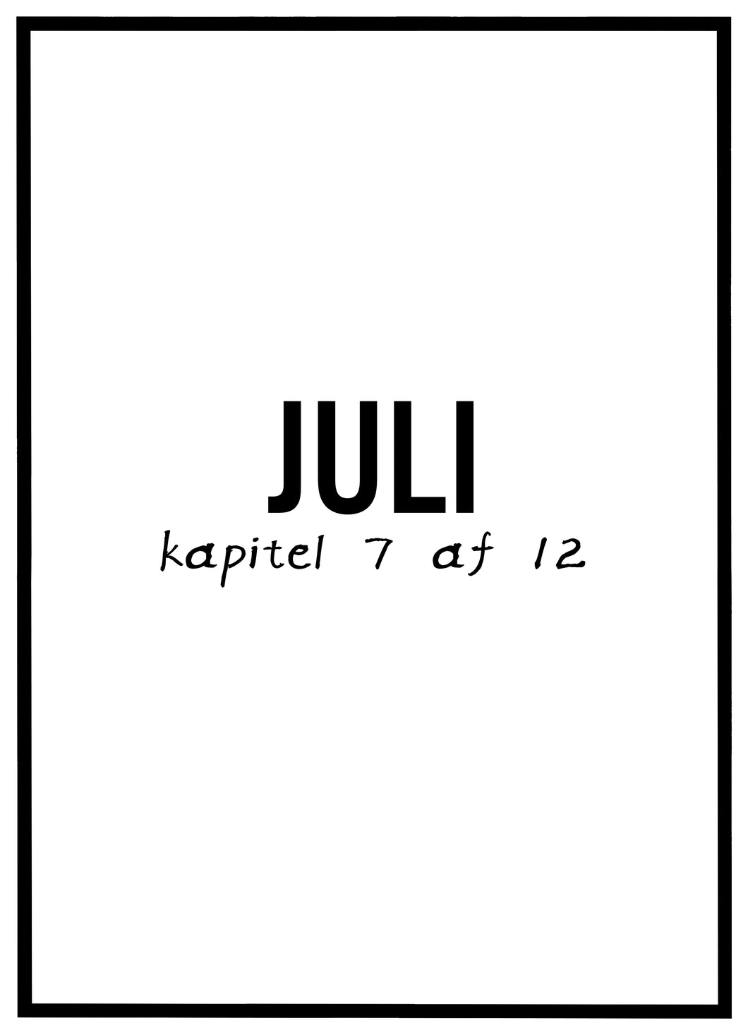 Juli - Plakat
