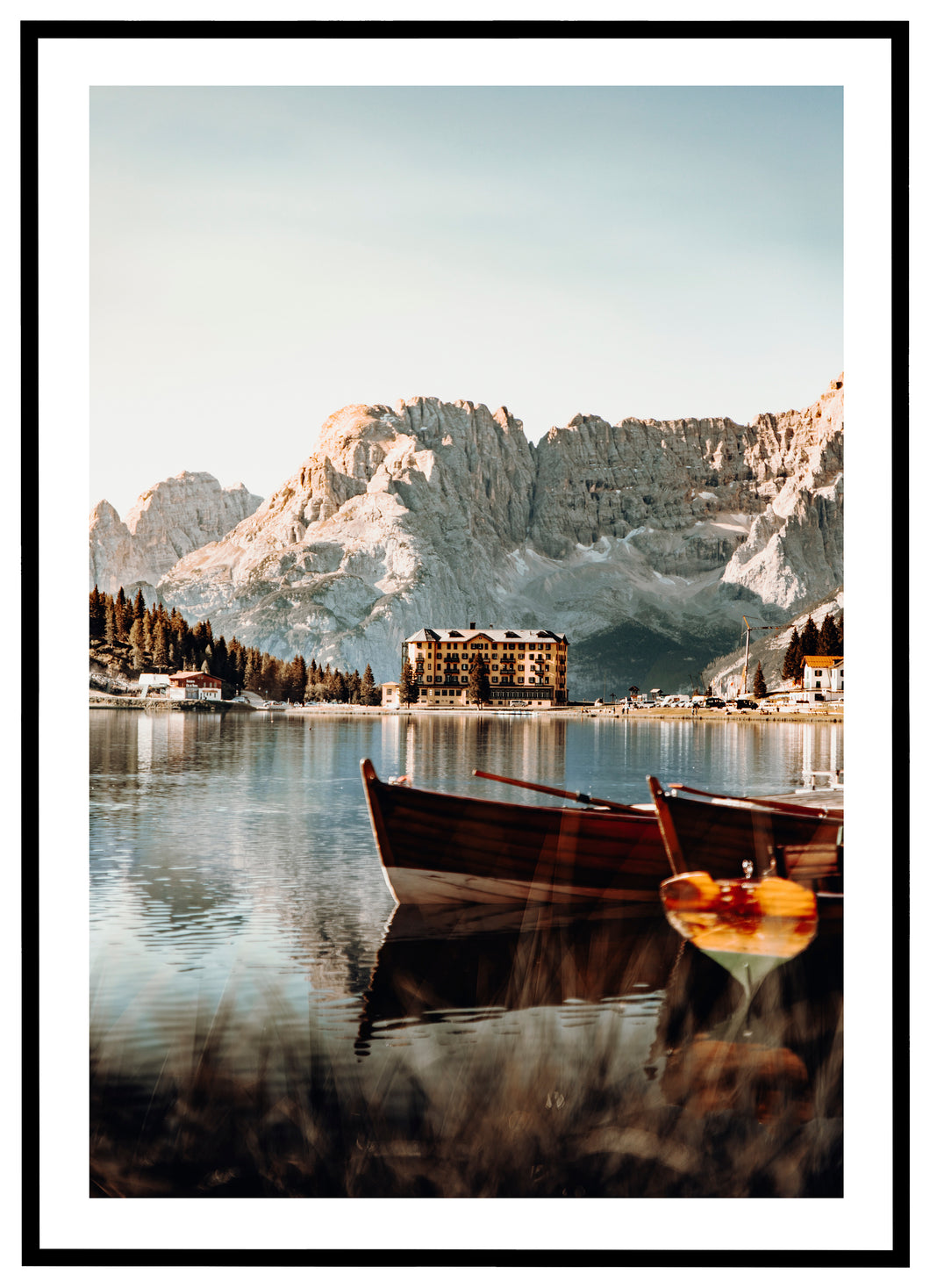 Lake Misurina, Italien - Plakat