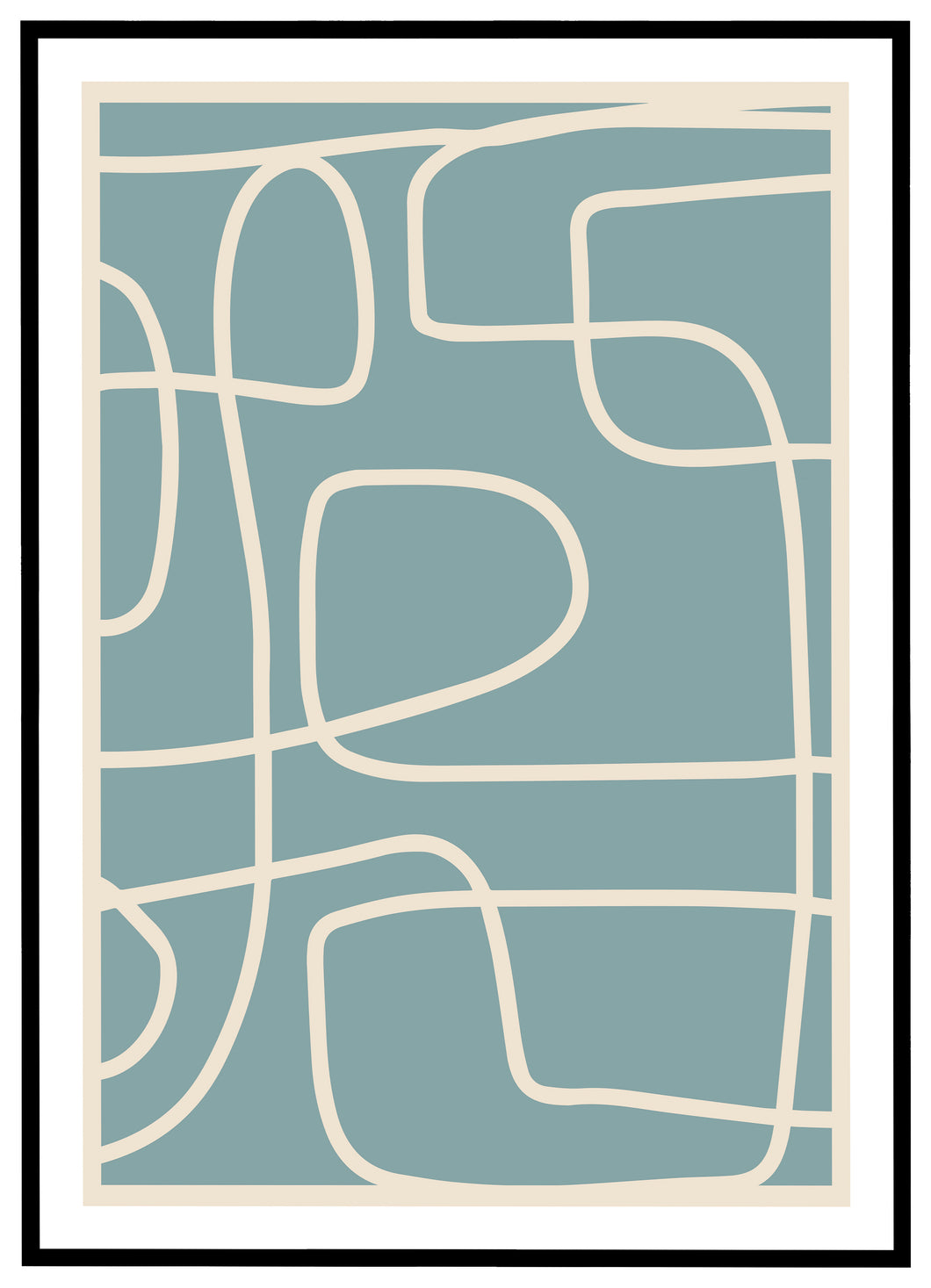 Minimalistic Lines No.1 - Plakat