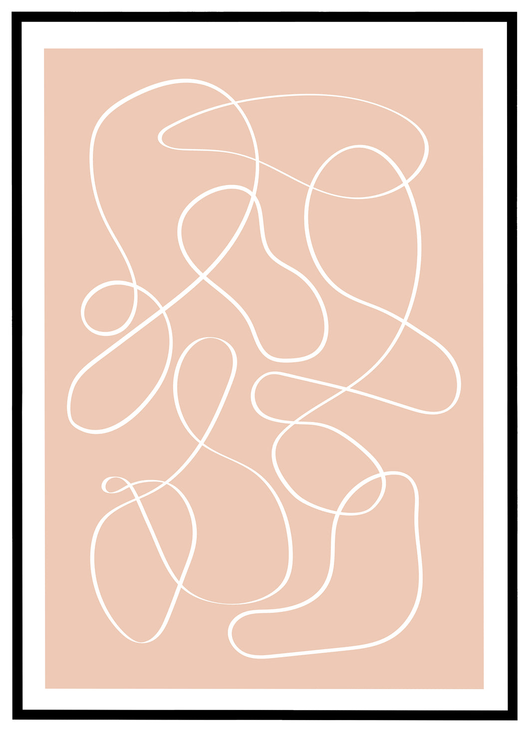 Minimalistic Lines No.4 - Plakat
