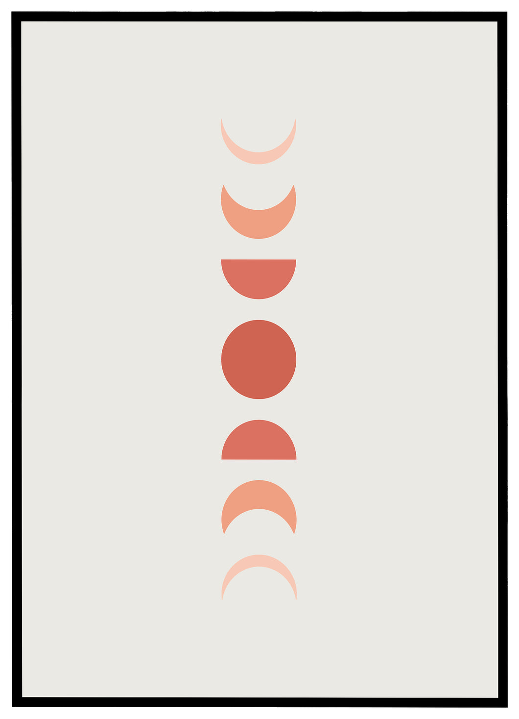 Minimalistic Moon - Plakat