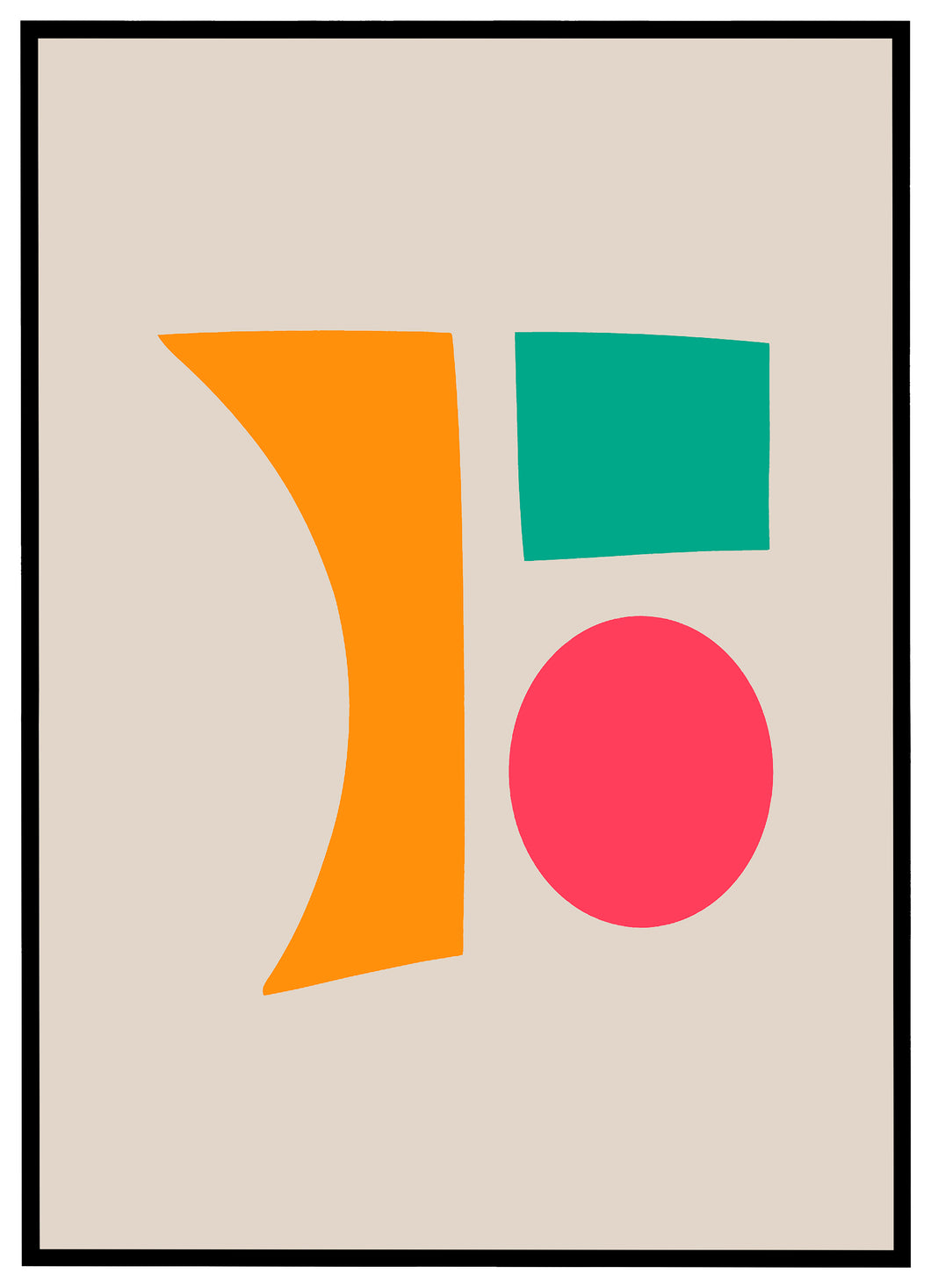 Minimalistisk Art No.27 - Plakat