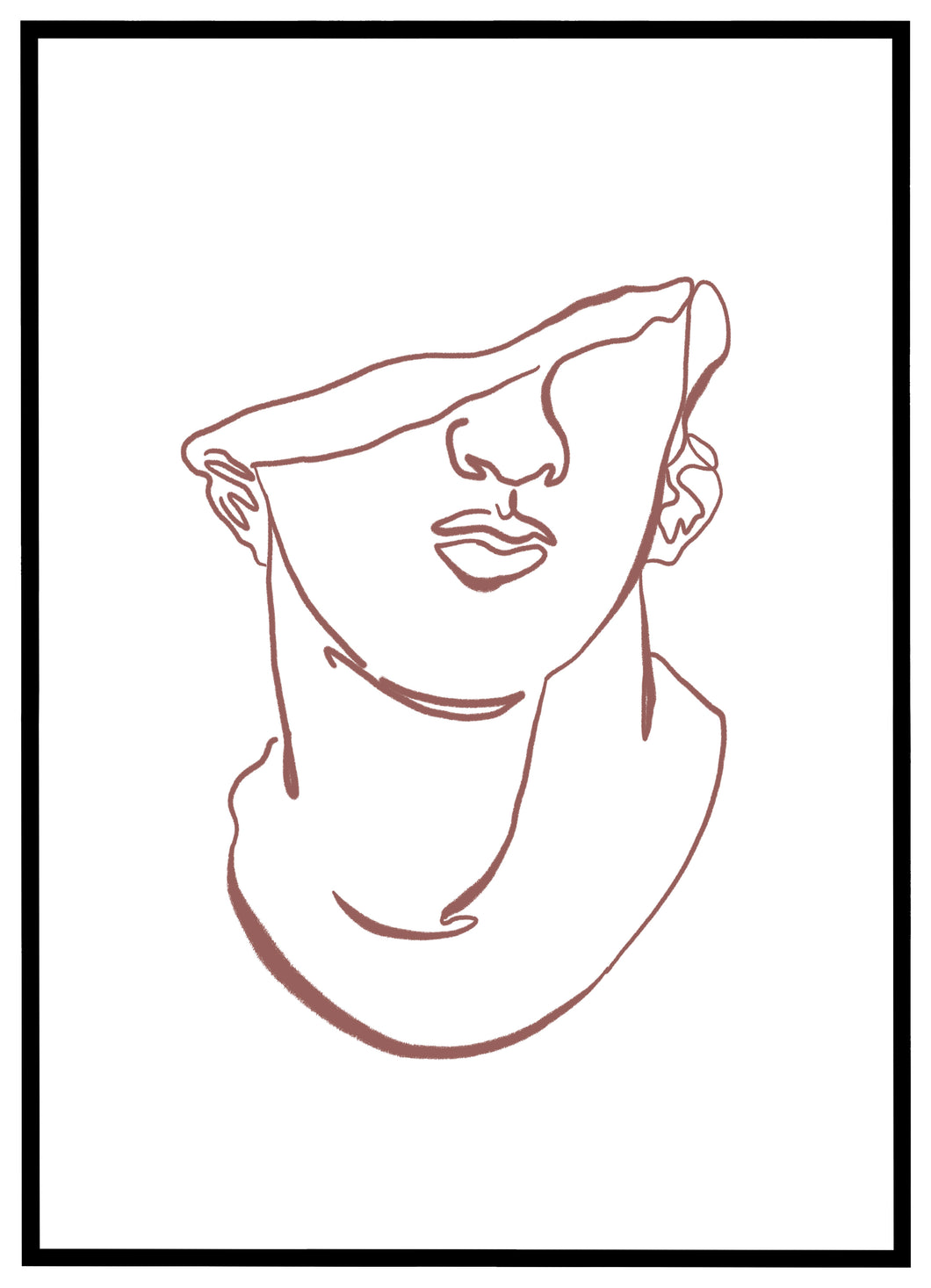 Minimalistisk Skulptur No.4 - Plakat