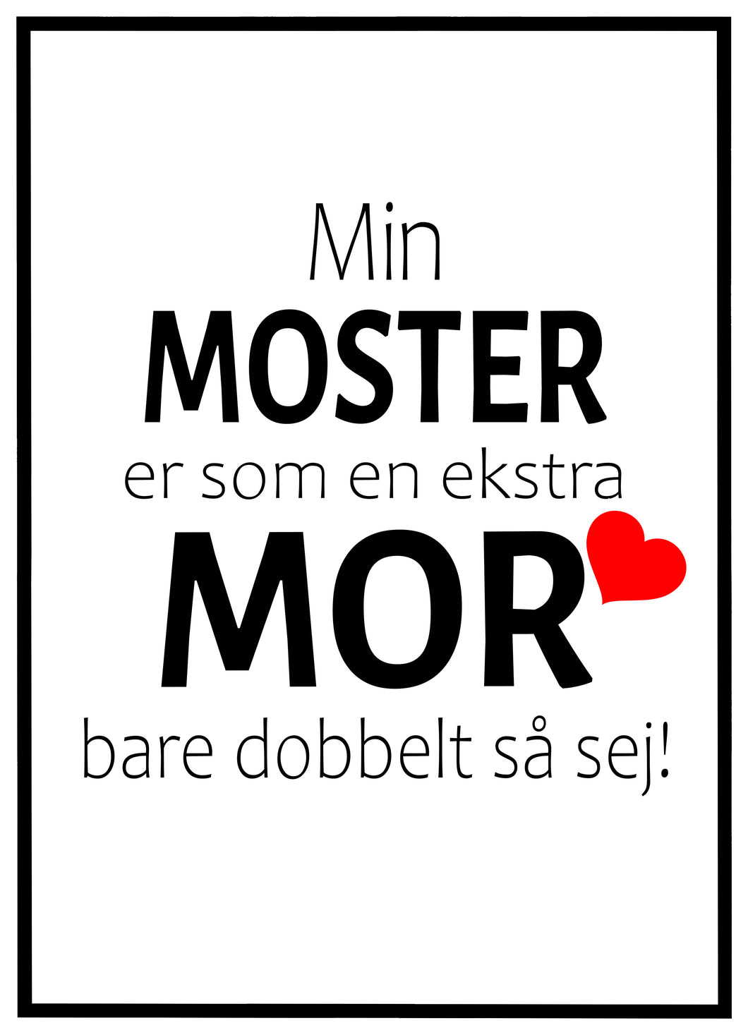 Moster - Plakat