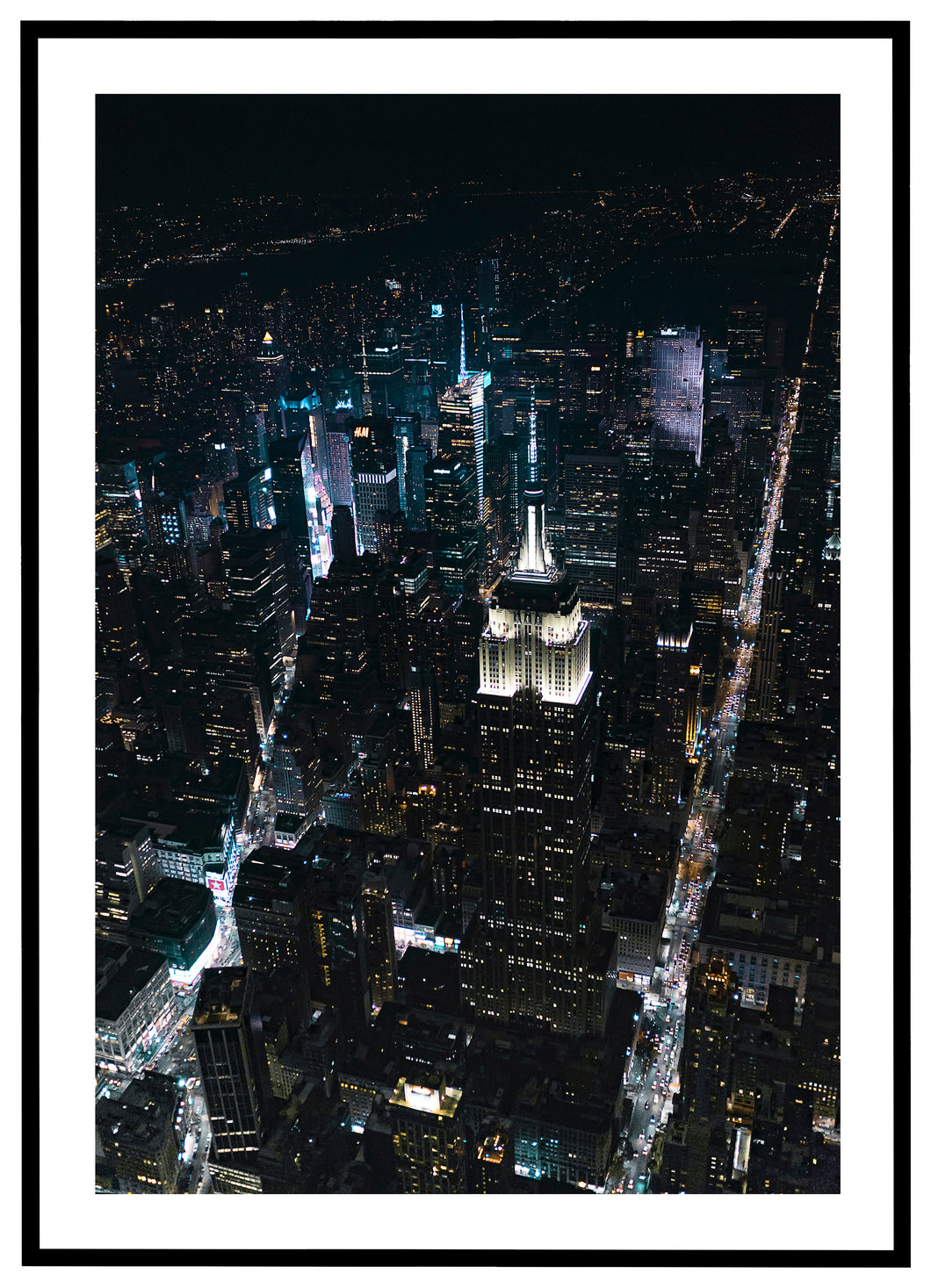 New York at Night - Plakat