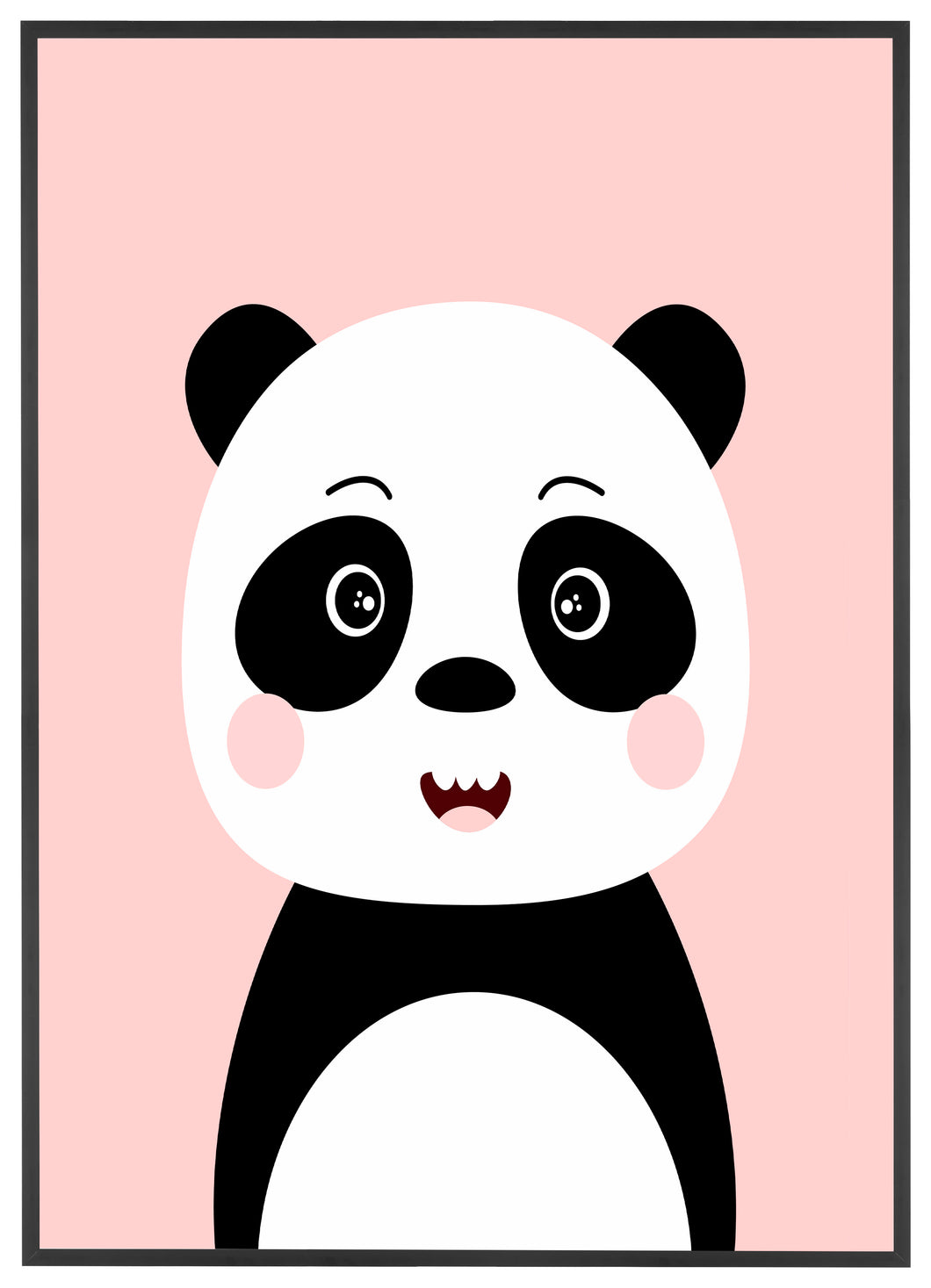 Sød Panda - Børneplakat