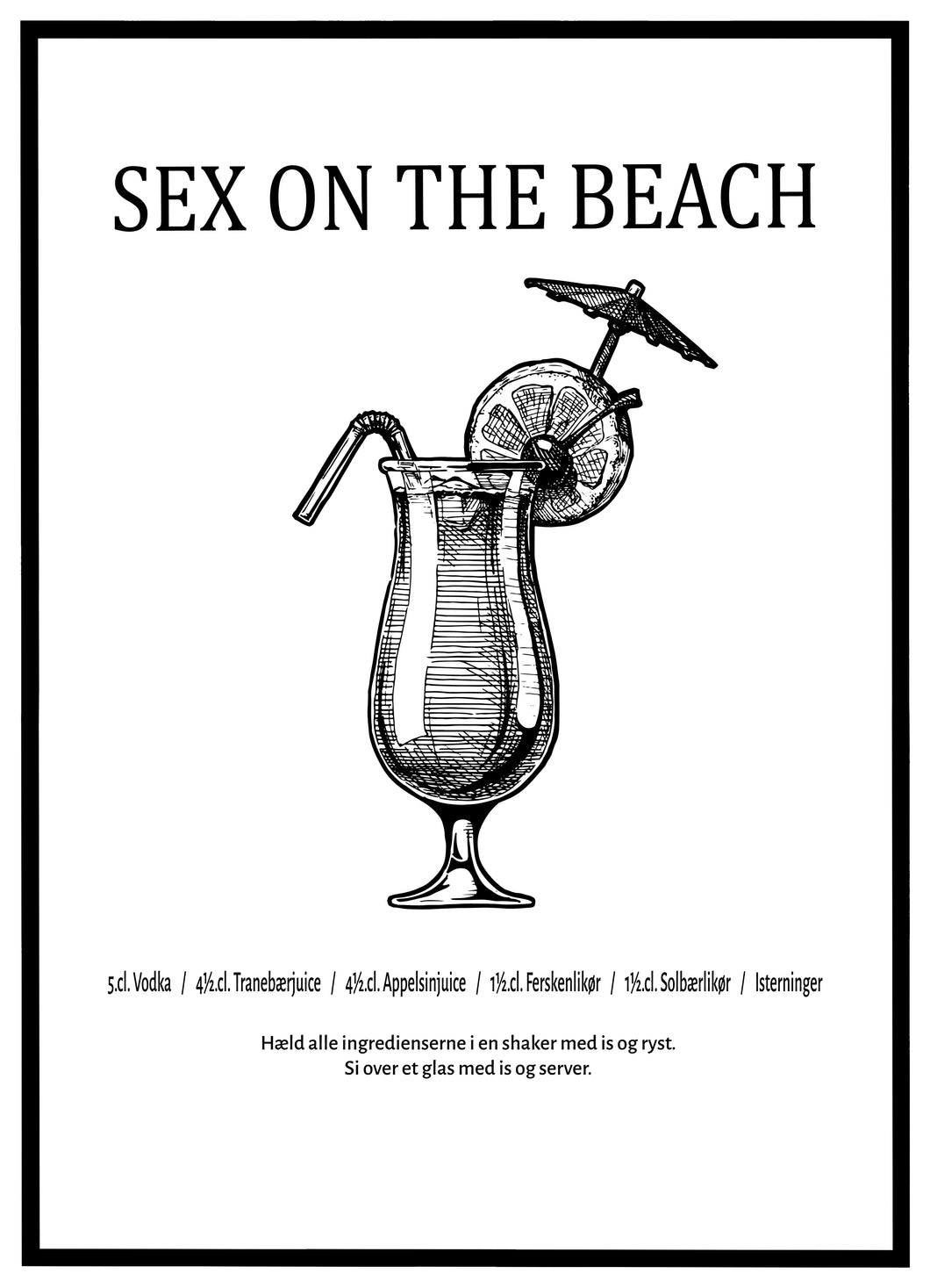 Sex on the Beach - Plakat
