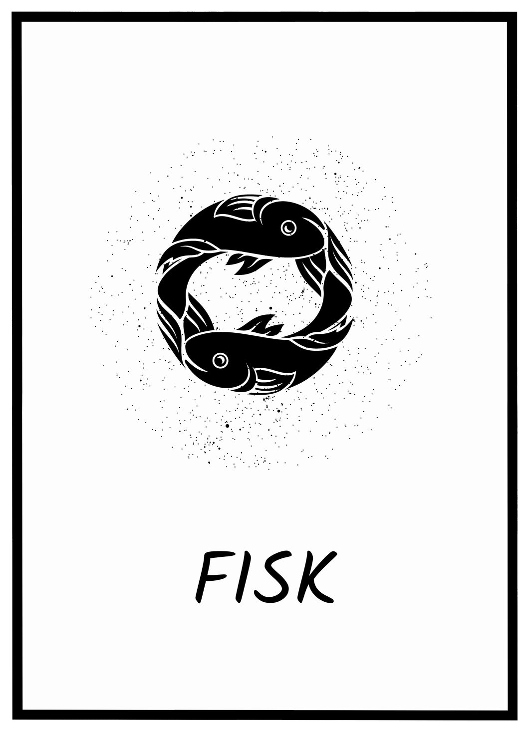 Stjernetegn Fisk - Plakat
