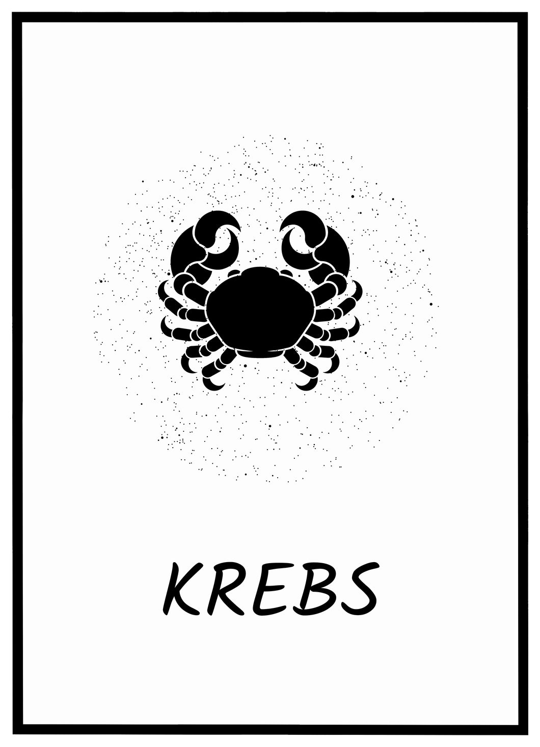 Stjernetegn Krebs - Plakat