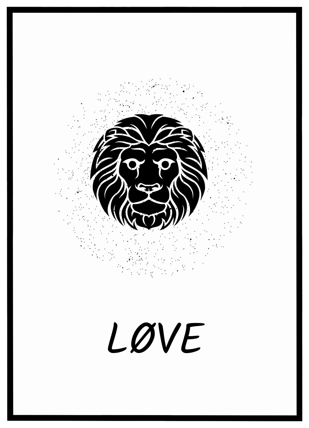 Stjernetegn Løve - Plakat