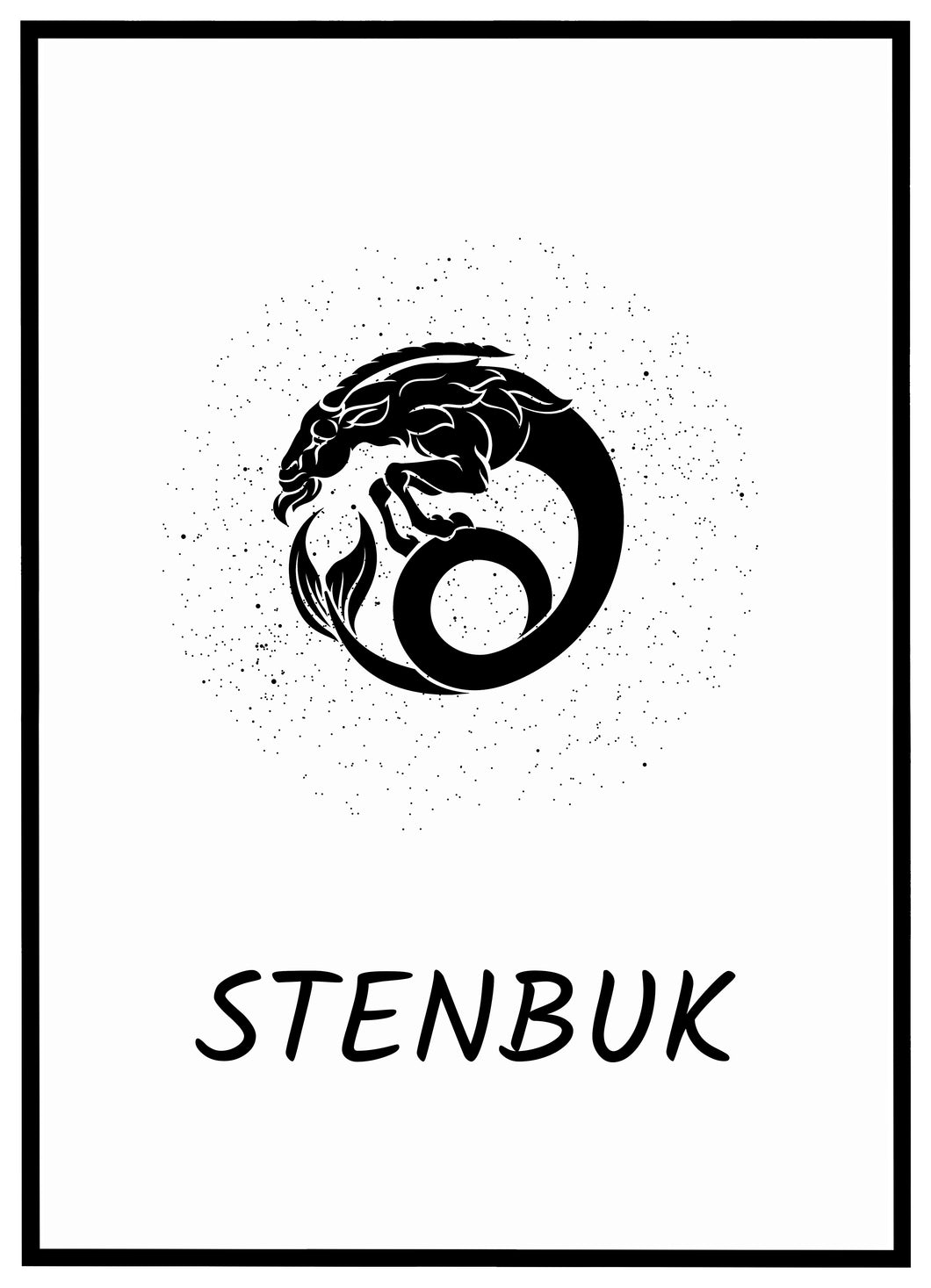 Stjernetegn Stenbuk - Plakat