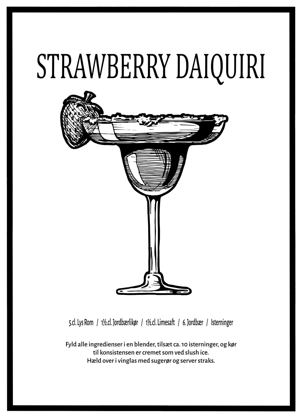 Strawberry Daiquiri - Plakat