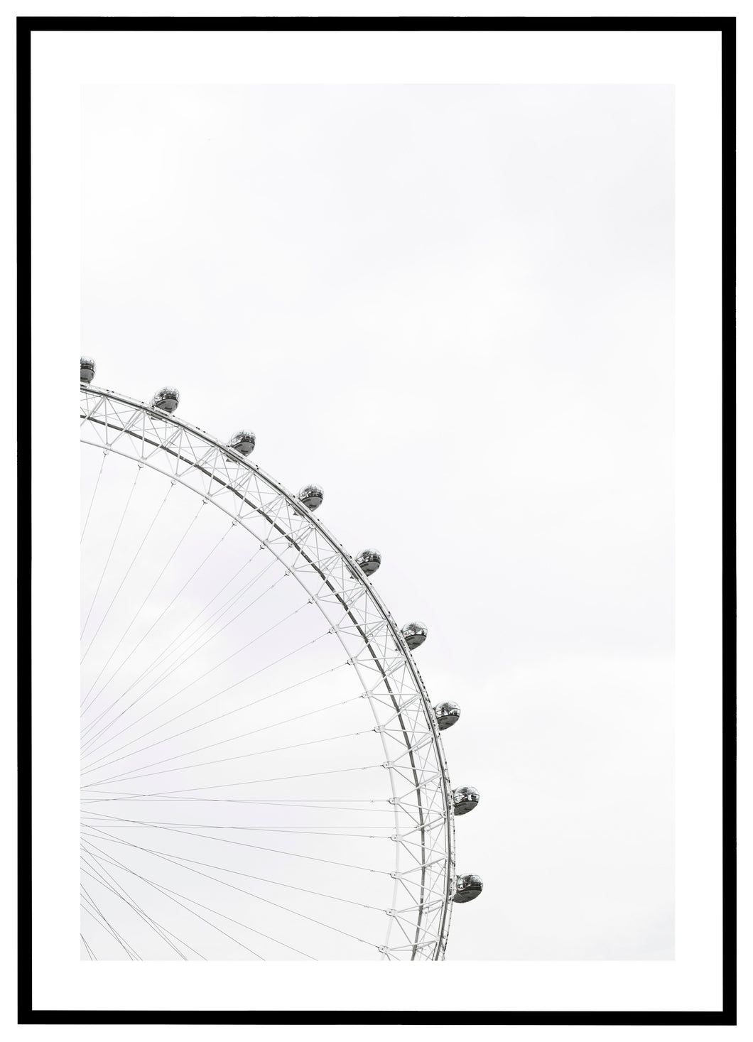 Ferris Wheel, London - Plakat
